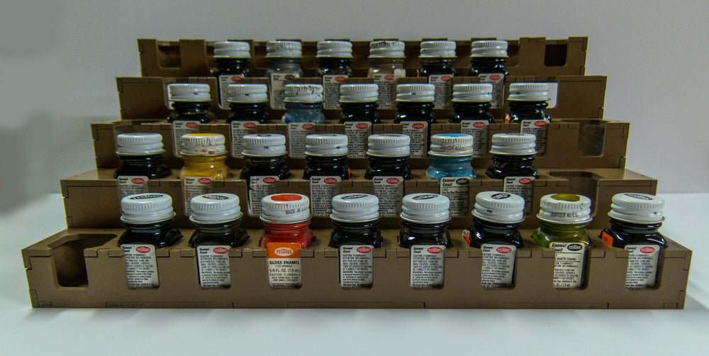 Paint Rack - Testors Square Enamels (Online Order Only) (Online Order Only)