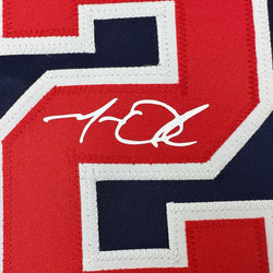 Facsimile Autographed Matt Olson Atlanta Blue Reprint Laser Auto Baseball Jersey Size Men's XL (ONLINE ORDER ONLY)
