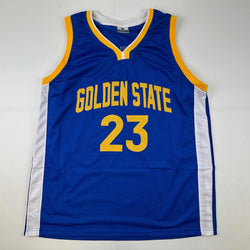 Facsimile Autographed Draymond Green Golden State Blue Reprint Laser Auto Basketball Jersey Size Men's XL (ONLINE ORDER ONLY)