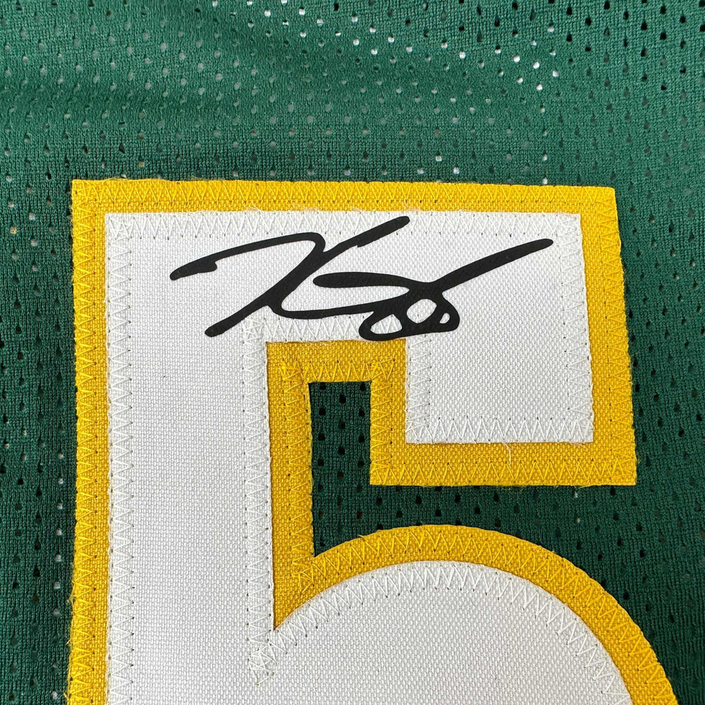 Facsimile Autographed Kevin Durant Seattle Rookie Green Reprint Laser Auto Basketball Jersey Size Men's XL (ONLINE ORDER ONLY)