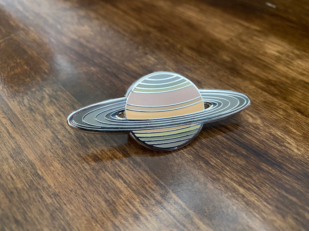 Saturn Hard Enamel Pin (ONLINE ORDER ONLY)