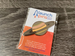 Saturn Hard Enamel Pin (ONLINE ORDER ONLY)