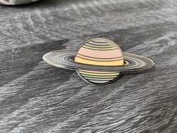 Saturn Hard Enamel Pin (ONLINE ORDER ONLY)