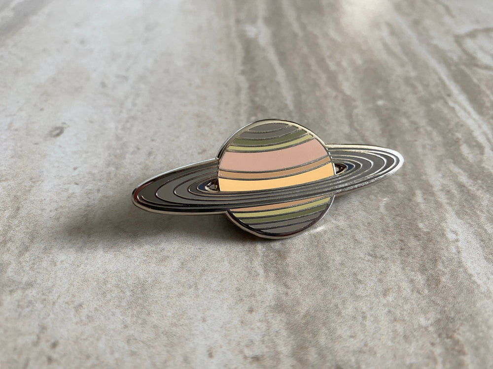 Saturn Hard Enamel Pin (ONLINE ORDER ONLY)