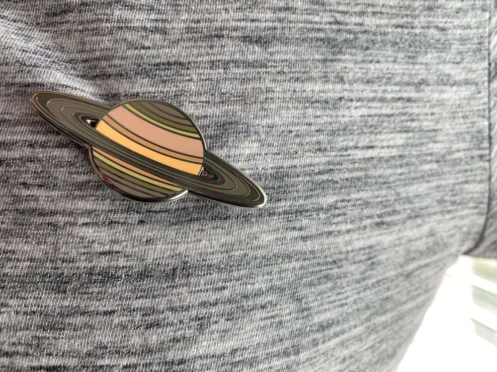 Saturn Hard Enamel Pin (ONLINE ORDER ONLY)