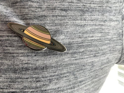 Saturn Hard Enamel Pin (ONLINE ORDER ONLY)