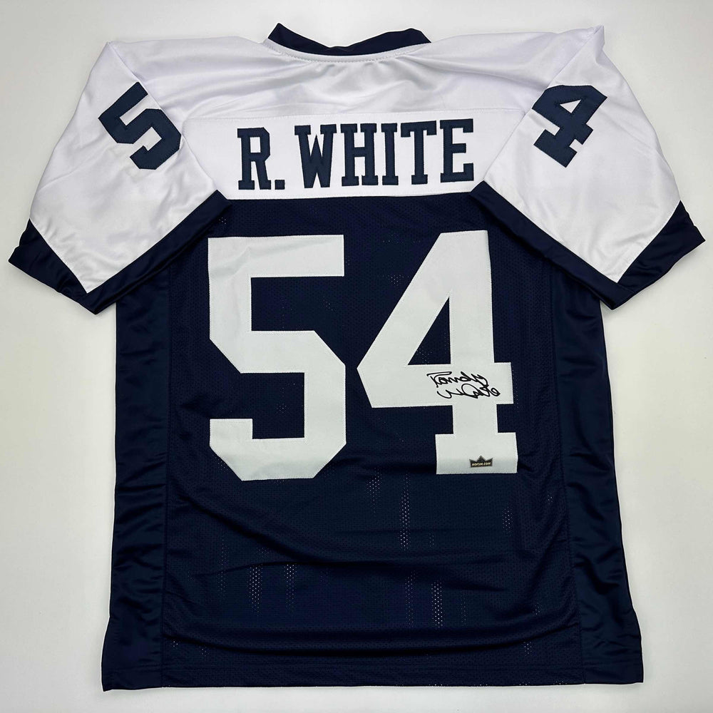 Facsimile Autographed Randy White Dallas Thanksgiving Day Reprint Laser Auto Football Jersey Size Men's XL (ONLINE ORDER ONLY)