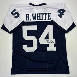 Facsimile Autographed Randy White Dallas Thanksgiving Day Reprint Laser Auto Football Jersey Size Men's XL (ONLINE ORDER ONLY)