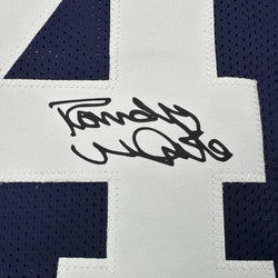 Framed Facsimile Autographed Randy White 35x39 Dallas Thanksgiving Day Reprint Laser Auto Football Jersey (ONLINE ORDER ONLY)