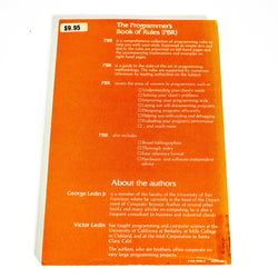 The Programmer's Book of Rules (ONLINE ORDER ONLY)