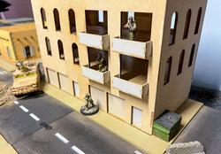 28mm Middle East Three Story Building - 28MMDF284 (Online Order Only)