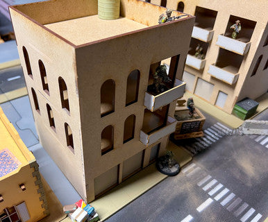 28mm Middle East Three Story Building - 28MMDF283 (Online Order Only)