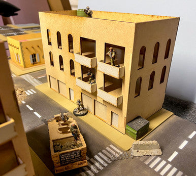 28mm Middle East Three Story Building - 28MMDF284 (Online Order Only)