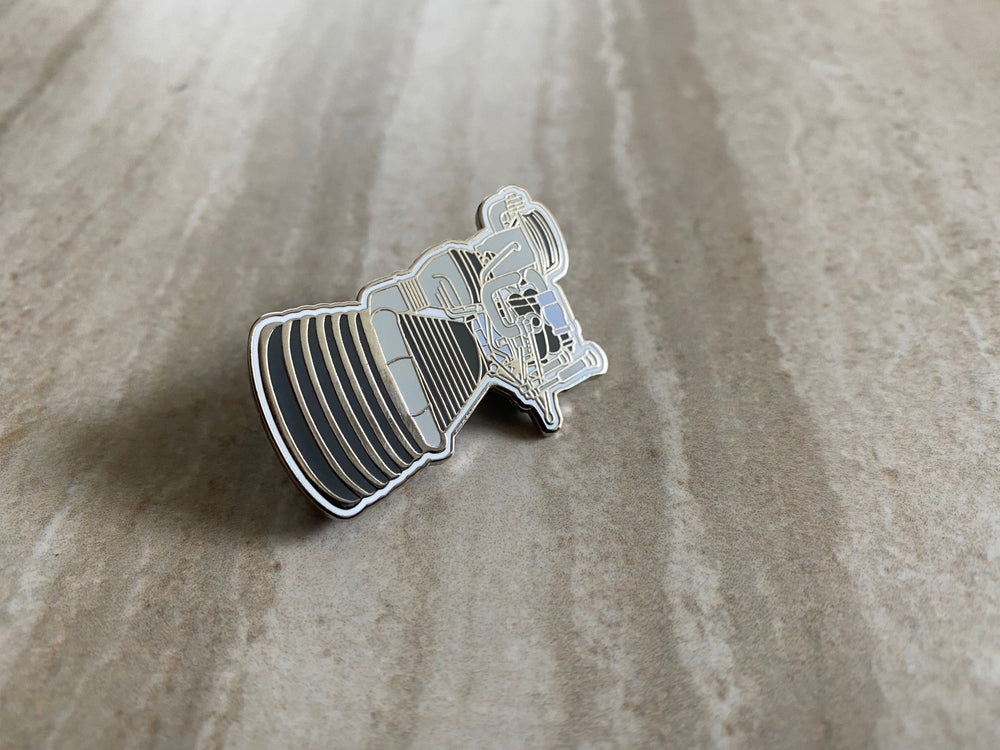 F-1 Engine (Saturn V 1st Stage) Hard Enamel Pin (ONLINE ORDER ONLY)