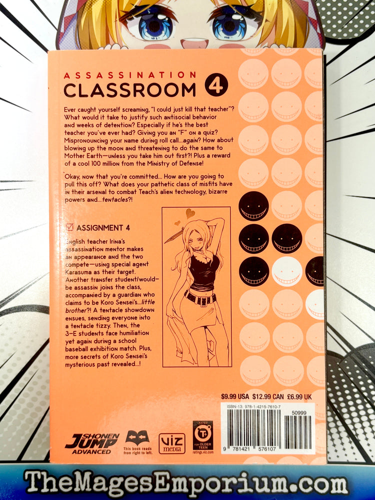 Assassination Classroom Vol 4 (Online Order Only)