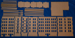 15mm Large Apartment Block (MDF) - 15MMDF152 (Online Order Only)