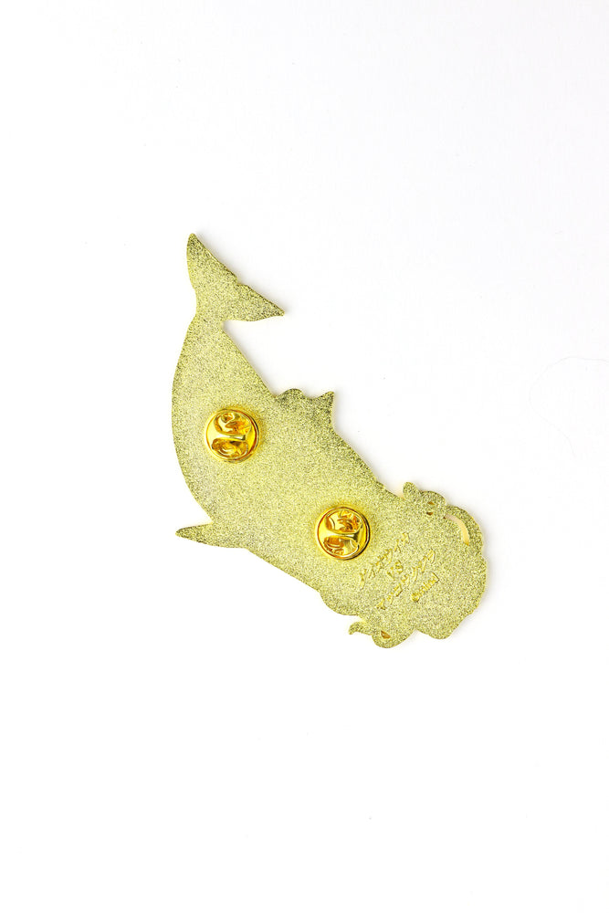 Giant Squid vs. Sperm Whale Enamel Pin (Architeuthis dux vs. Physeter macrocephalus) (ONLINE ORDER ONLY)
