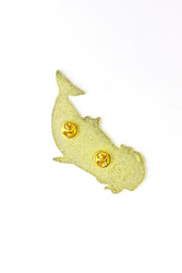 Giant Squid vs. Sperm Whale Enamel Pin (Architeuthis dux vs. Physeter macrocephalus) (ONLINE ORDER ONLY)