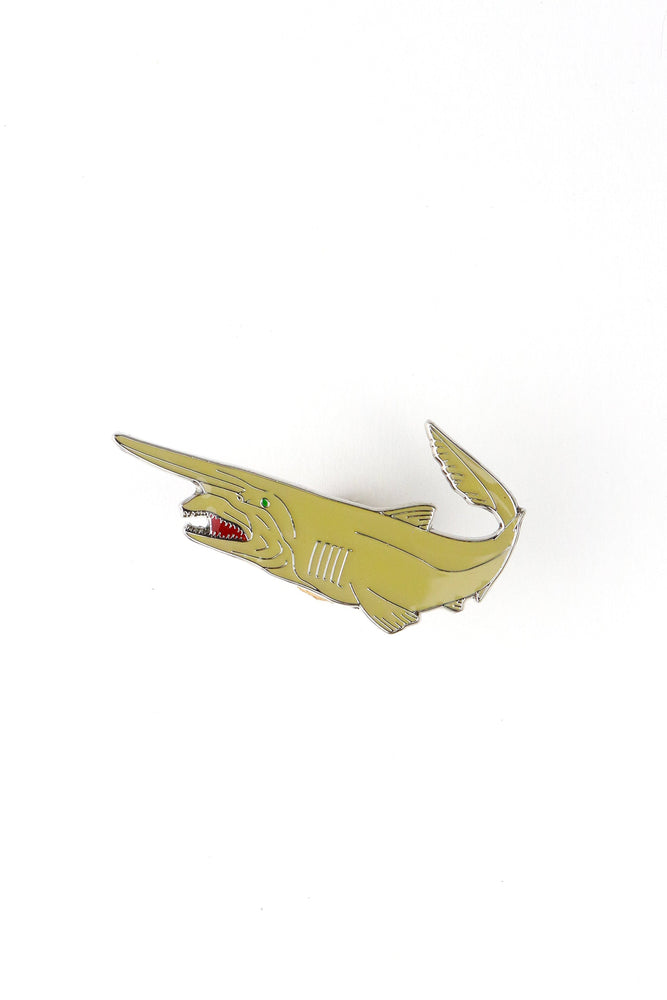 Goblin Shark Enamel Pin (Mitsukurina owstoni) (ONLINE ORDER ONLY)