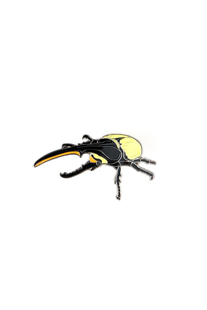 Hercules Beetle Enamel Pin (Dynastes hercules) (ONLINE ORDER ONLY)