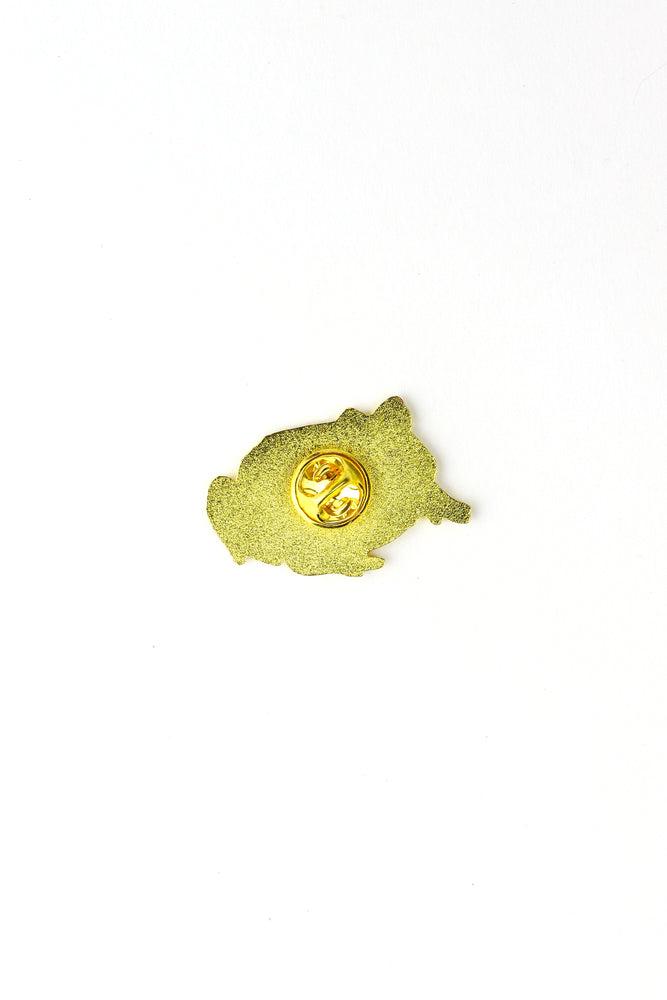 Surinam Horned Frog Enamel Pin (Ceratophrys cornuta) (ONLINE ORDER ONLY)
