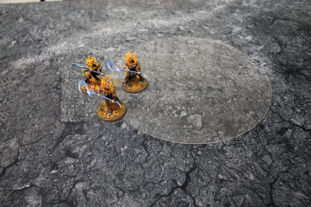 Acrylic Objective Zone Markers - For Use in Conquest (Not Official) (ONLINE ORDER ONLY)