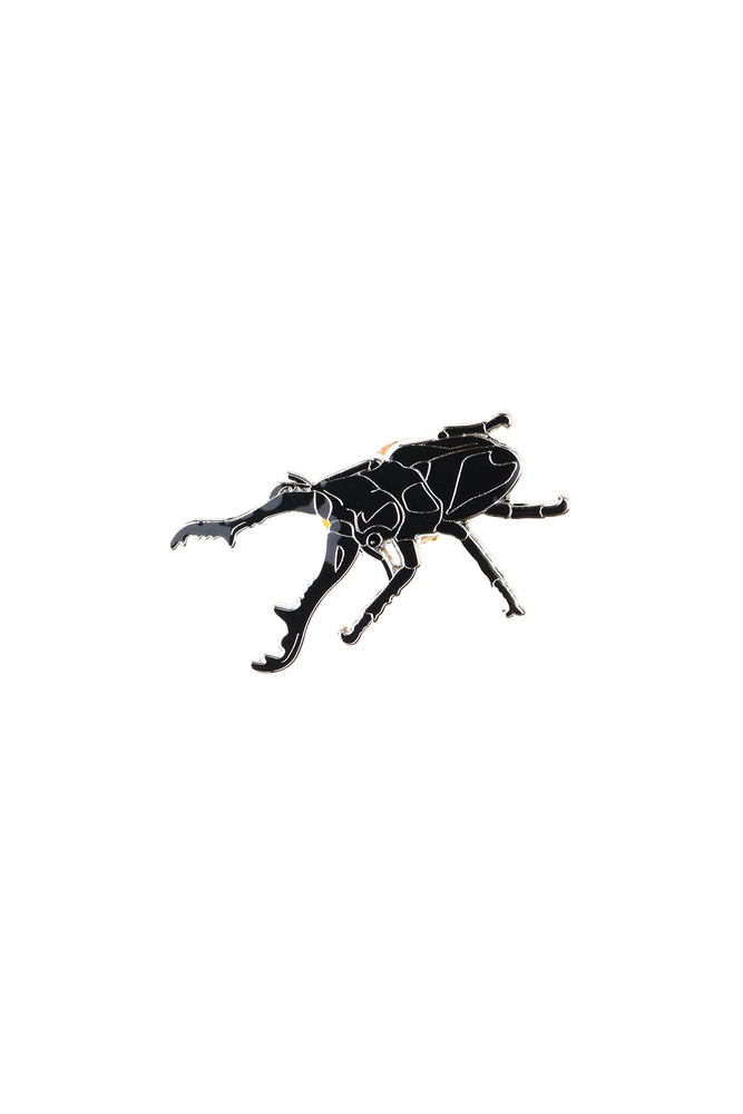 Giraffe Stag Beetle Enamel Pin (Prosopocoilus giraffa) (ONLINE ORDER ONLY)
