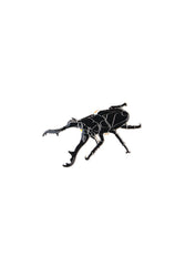 Giraffe Stag Beetle Enamel Pin (Prosopocoilus giraffa) (ONLINE ORDER ONLY)