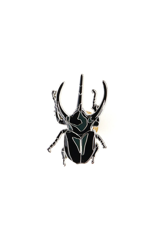 Chiron Beetle Enamel Pin (Chalcosoma chiron) (ONLINE ORDER ONLY)