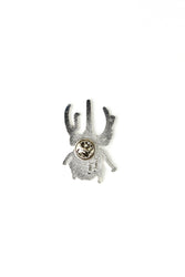 Chiron Beetle Enamel Pin (Chalcosoma chiron) (ONLINE ORDER ONLY)