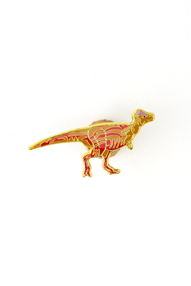 Pachycephalosaurus Enamel Pin (Pachycephalosaurus wyomingensis) (ONLINE ORDER ONLY)