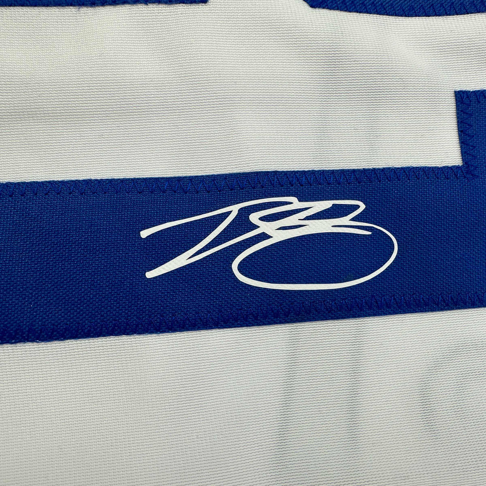 Framed Facsimile Autographed Tyler Glasnow 35x39 Los Angeles LA White Reprint Laser Auto Baseball Jersey (ONLINE ORDER ONLY)