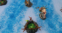 Frozen River - Neoprene Battle Mat with Bag (Online Order Only)