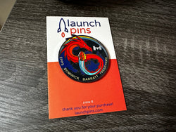 NASA Crew-8 USCV-8 Mission Patch Hard Enamel Pin (ONLINE ORDER ONLY)