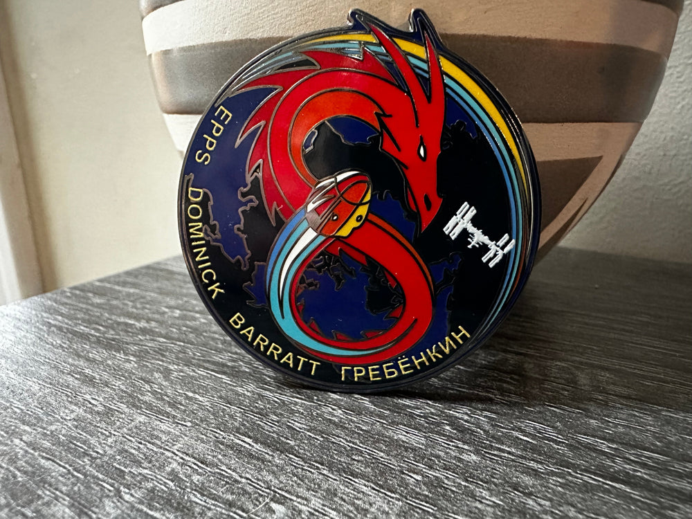 NASA Crew-8 USCV-8 Mission Patch Hard Enamel Pin (ONLINE ORDER ONLY)