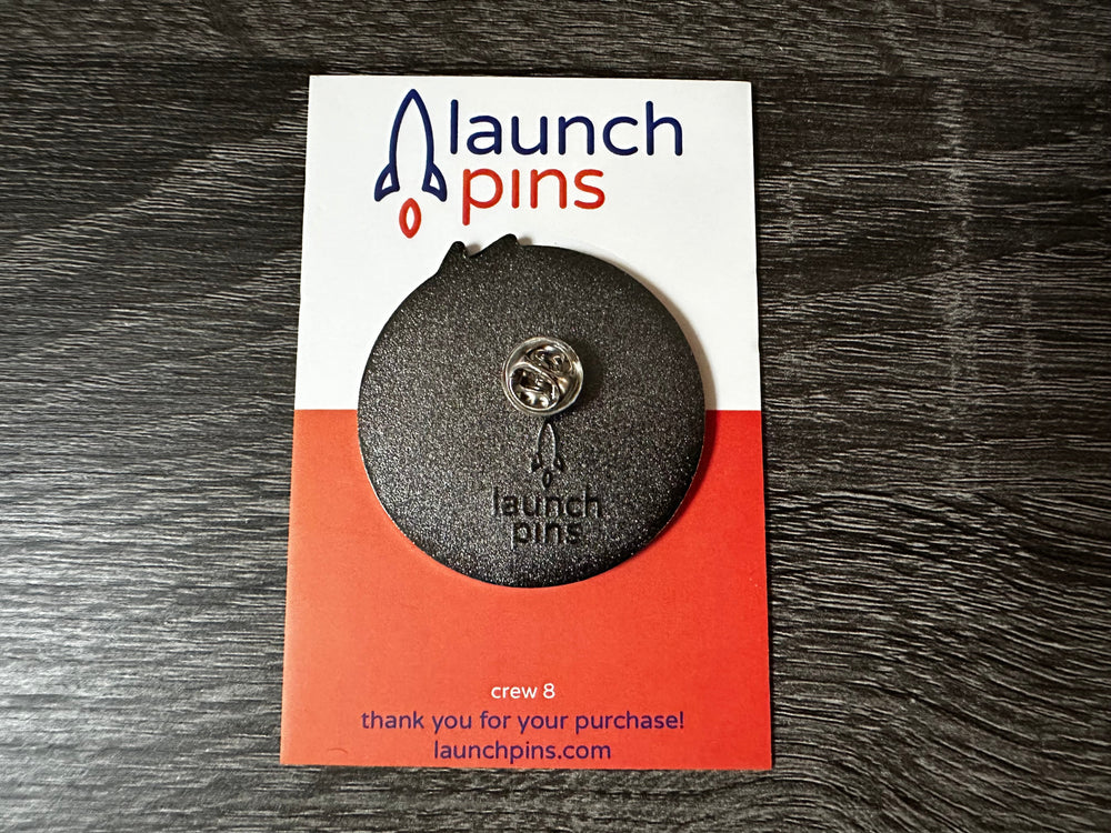 NASA Crew-8 USCV-8 Mission Patch Hard Enamel Pin (ONLINE ORDER ONLY)