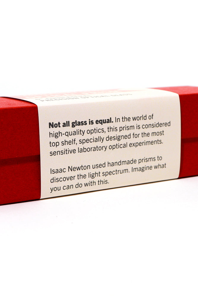 Laboratory Glass Prism - 6" (ONLINE ORDER ONLY)