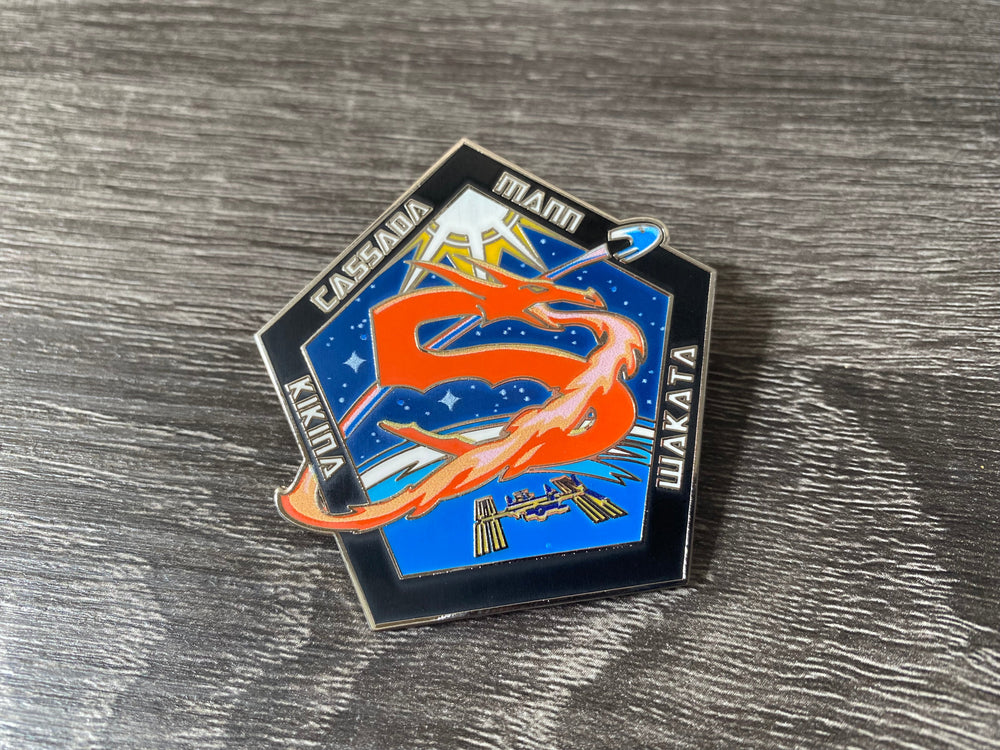 NASA Crew-5 USCV-5 Mission Patch Hard Enamel Pin (ONLINE ORDER ONLY)