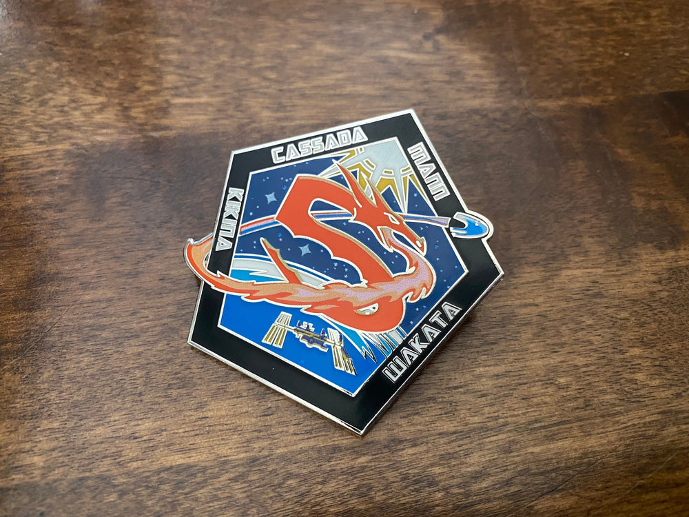 NASA Crew-5 USCV-5 Mission Patch Hard Enamel Pin (ONLINE ORDER ONLY)