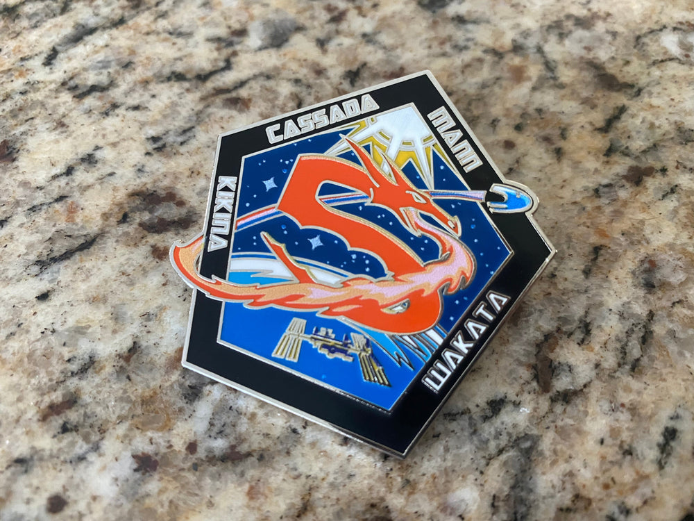 NASA Crew-5 USCV-5 Mission Patch Hard Enamel Pin (ONLINE ORDER ONLY)
