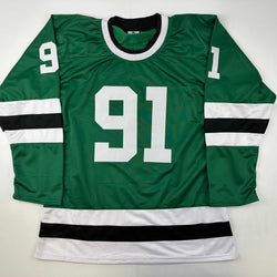 Facsimile Autographed Tyler Seguin Dallas Green Reprint Laser Auto Hockey Jersey Size Men's XL (ONLINE ORDER ONLY)