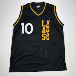 Facsimile Autographed Kelsey Plum Las Vegas Black Reprint Laser Auto Basketball Jersey Size Men's XL (ONLINE ORDER ONLY)