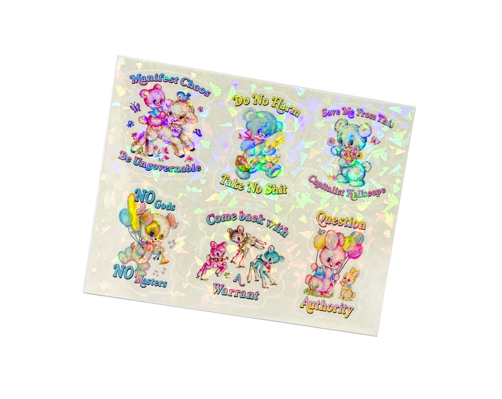 Anarchy Sticker Sheet (ONLINE ORDER ONLY)