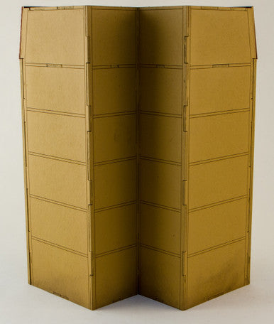 15mm European City Corner Building (Matboard) - 15MCSS125 (Online Order Only)