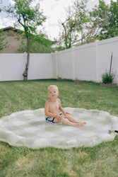 Green Gingham Splash Pad (ONLINE ORDER ONLY)