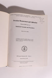 Precision Measurement and Calibration (ONLINE ORDER ONLY)