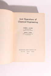 Unit Operations of Chemical Engineering