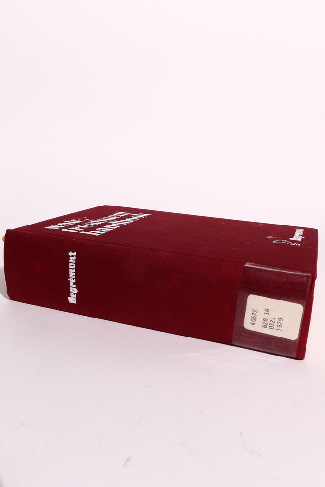 Water Treatment Handbook, Fifth Edition (ONLINE ORDER ONLY)