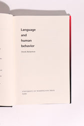 Language and Human Behavior (ONLINE ORDER ONLY)