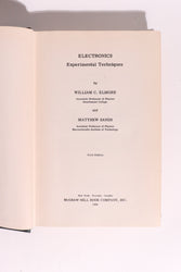 Electronics: Experimental Techniques, First Edition (ONLINE ORDER ONLY)